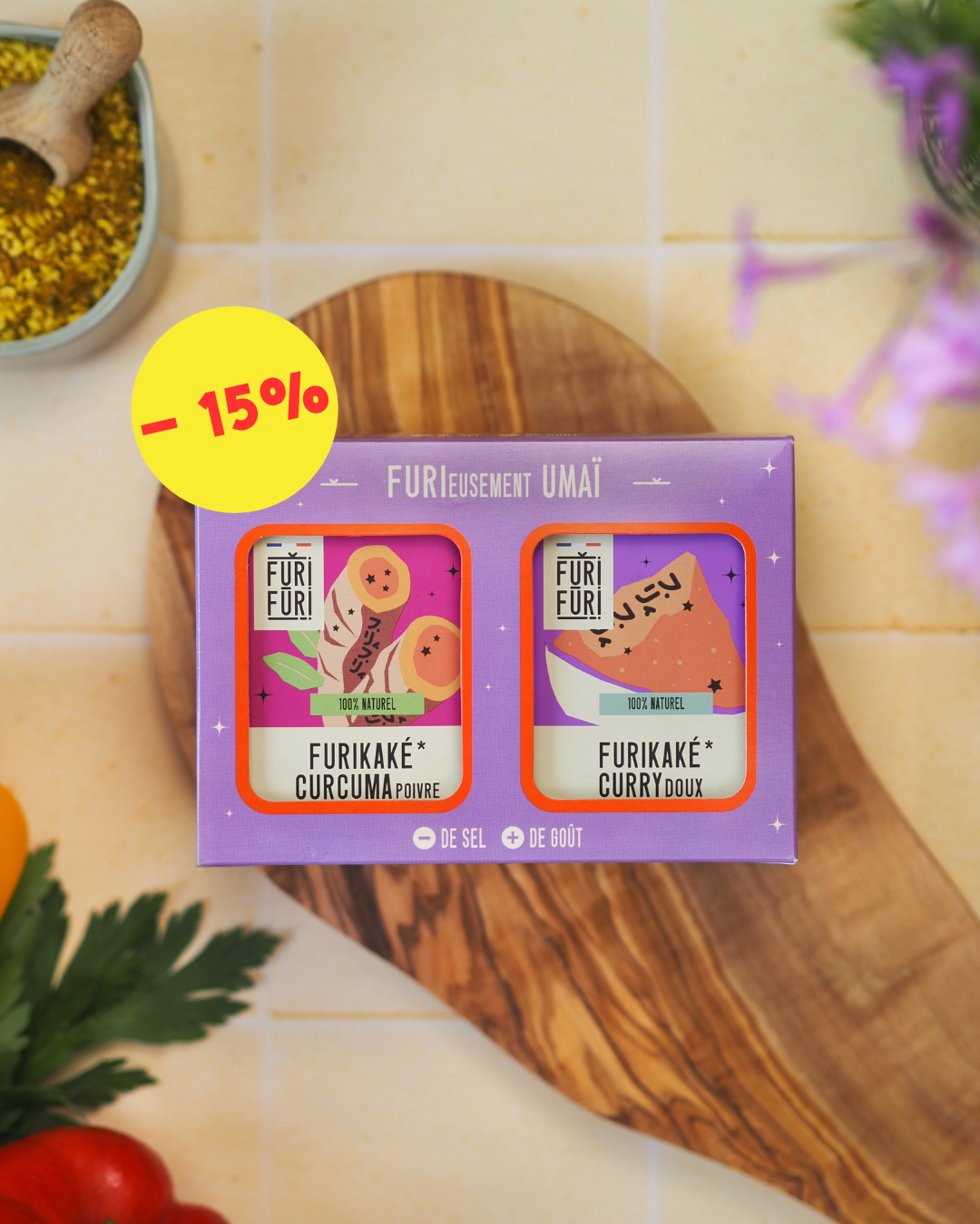 COFFRET UMAI - Alternative au sel - Condiment sésame & algues