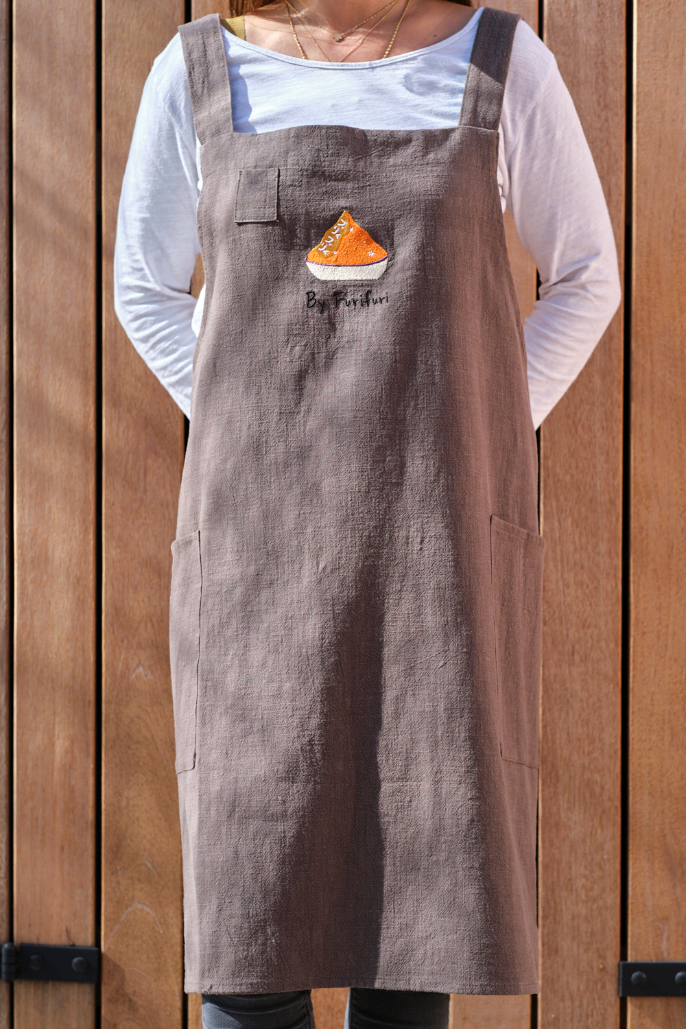 Copper Brown Japanese Apron